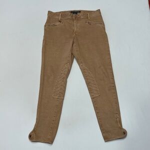 Ralph Lauren Sport Womens Equestrian Style Khaki Riding Skinny Leg Pants size 30